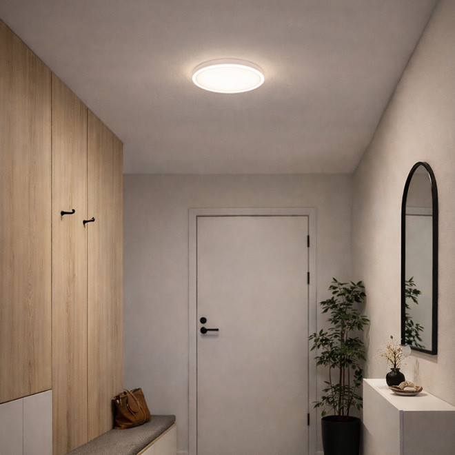 Plafonjera LED E-light Sorensen EL-014 18W 4000K IP44 bijela