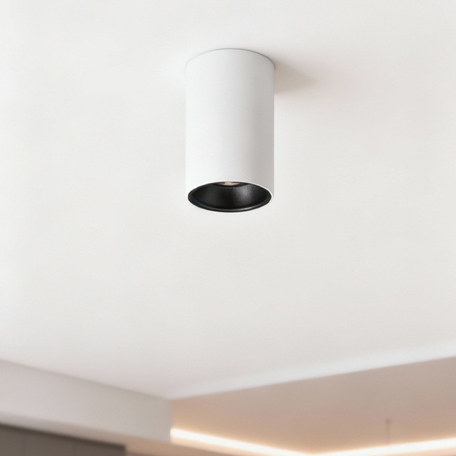 Downlight E-light nadgradni Elisson EL-2387-01 Bijela+Crna