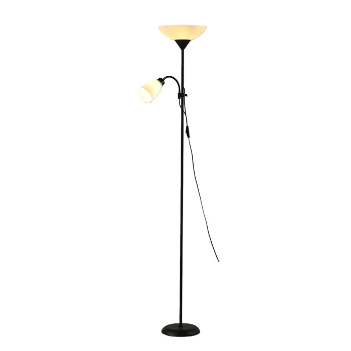 Podna lampa E-light Hester EL-028-2F Crna