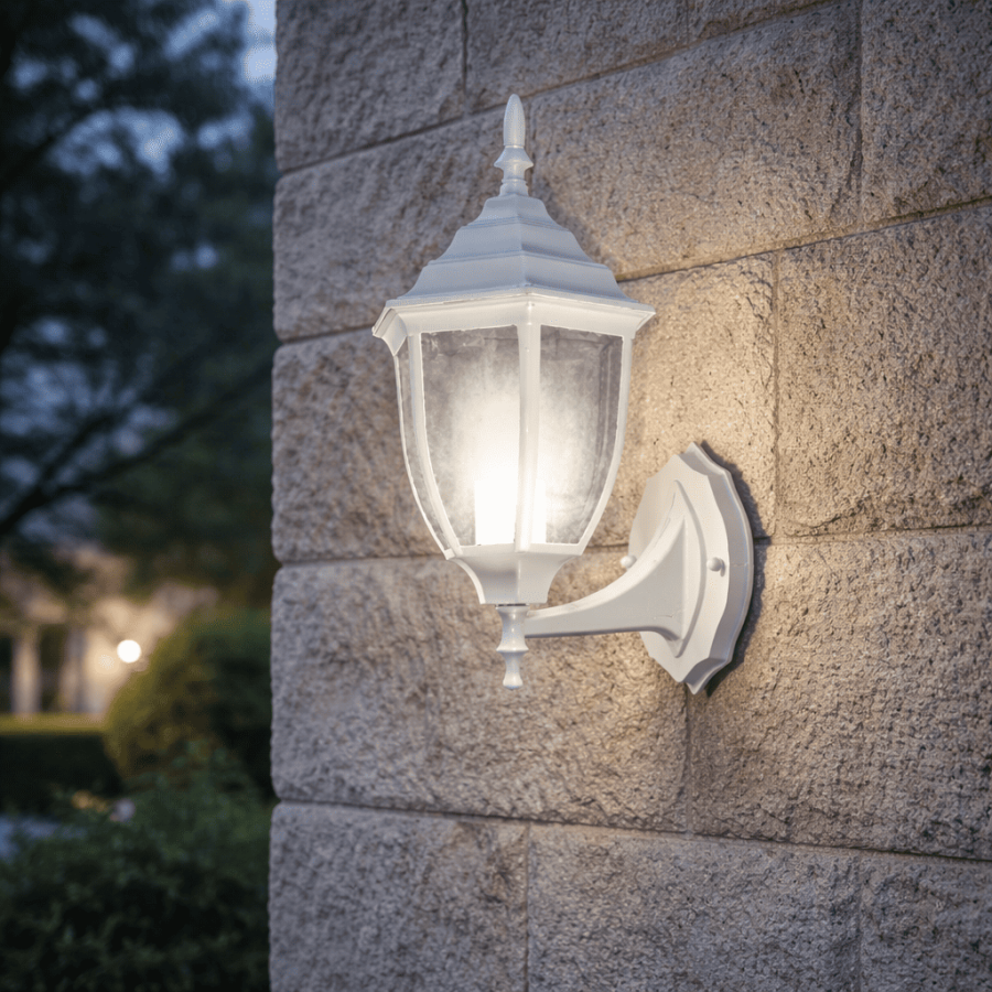 Vrtna lampa zidna Dagglas ML-NF-607-1W Bijela