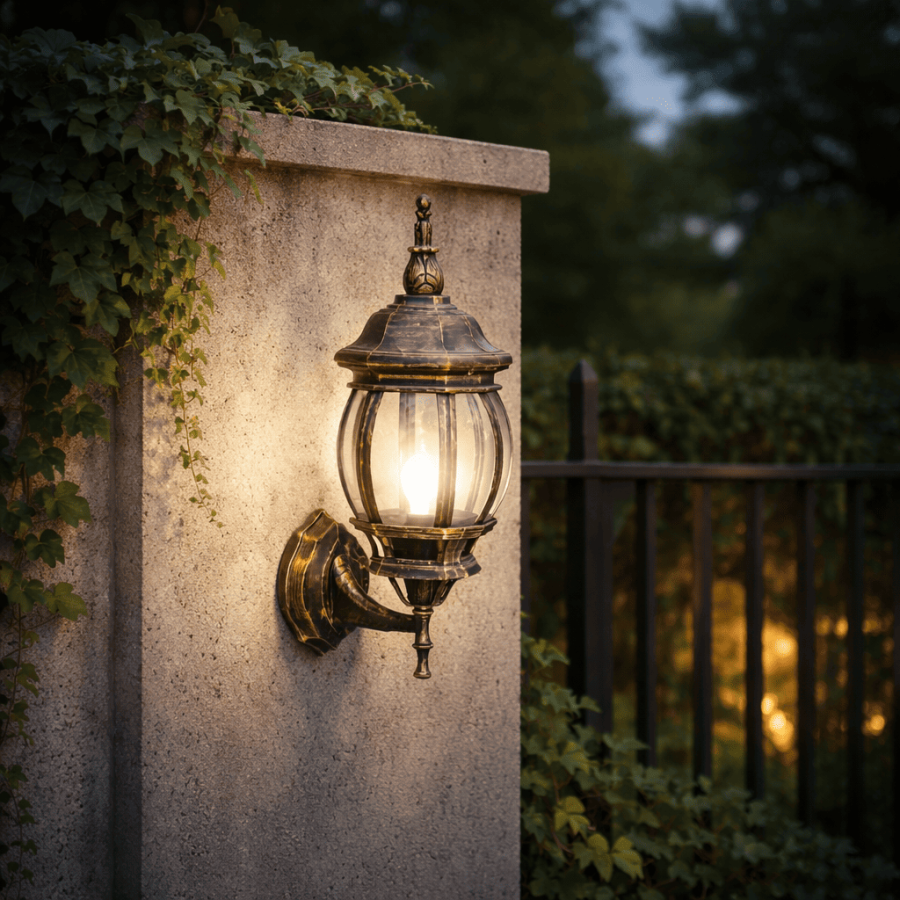 Vrtna lampa zidna Bristol ML-NF-608-1W Staro zlato