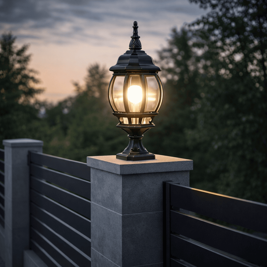 Vrtna lampa stubna Bristol ML-NF-648-1S Crna