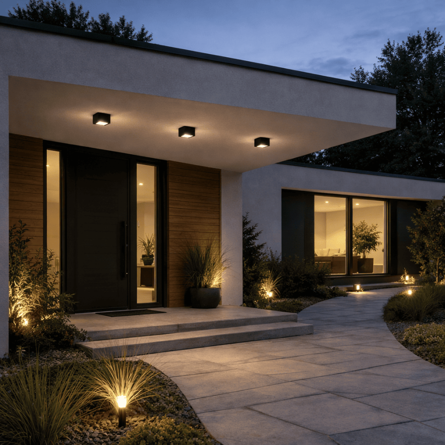 Vrtna lampa LED nadgradna Tobey ML-3802 LED 7W kvadratna antracit