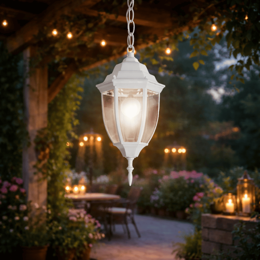 Vrtna lampa viseca Dagglas ML-NF-657-1P Bijela