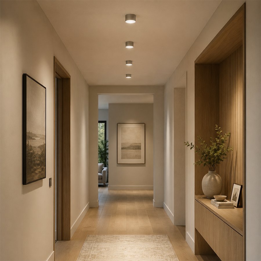 LED downlight Wallace ML-0812 8W Sivi 4000K Nadgradni