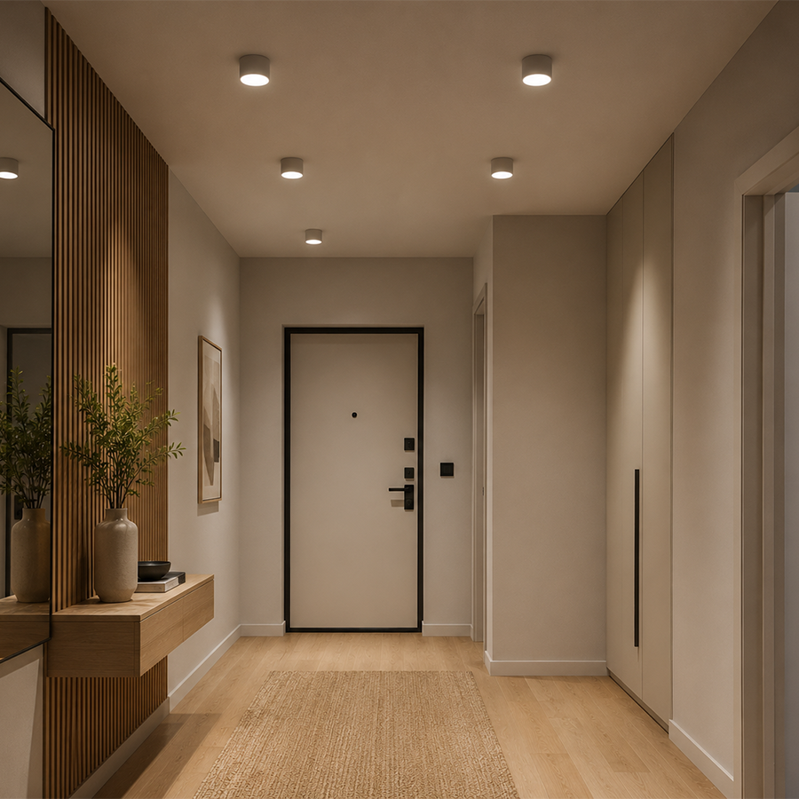 LED downlight Wallace ML-0812 8W Sivi 3000K Nadgradni