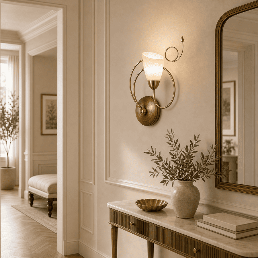 Zidna lampa Aura 5145-1 antik
