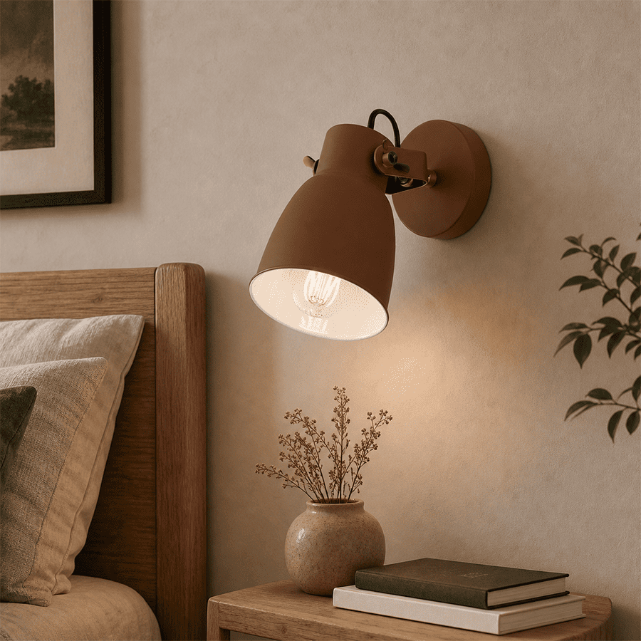 Zidna lampa Lennon bronza