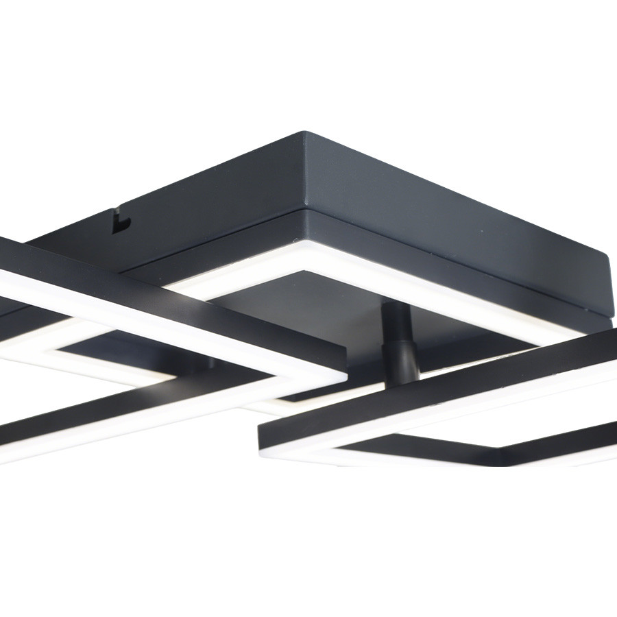Luster LED E-light Merida EL-5938-02 24W Crni