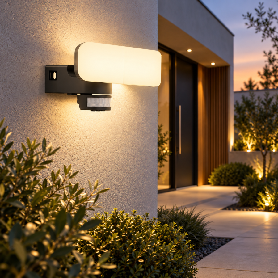 LED reflektor sa senzorom Stockton EL-F20A 30W Crni