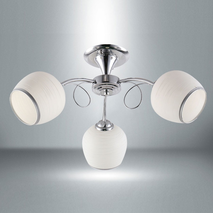 Luster E-light Harper EL-05327-3 srebrni