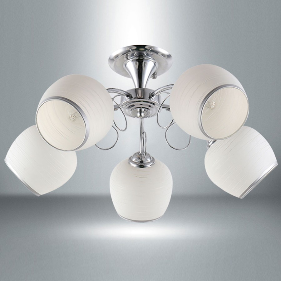 Luster E-light Harper EL-05327-5 srebrni