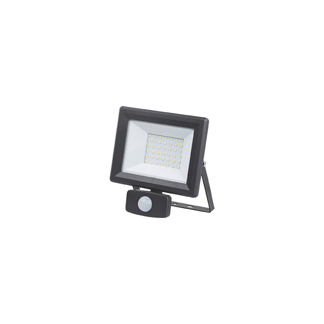 LED reflektor sa senzorom E-light 30W 6400K crni