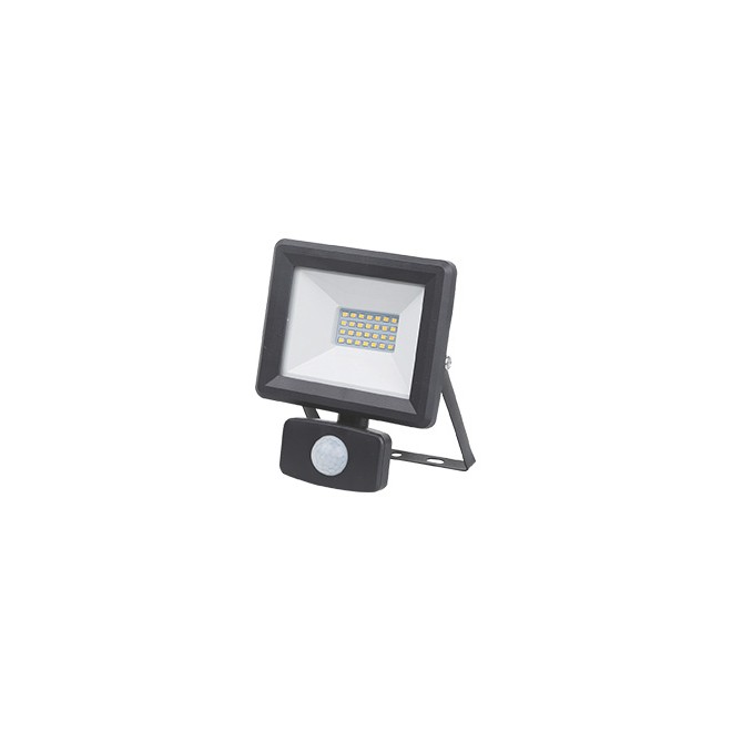 LED reflektor sa senzorom E-light 20W 6400K crni