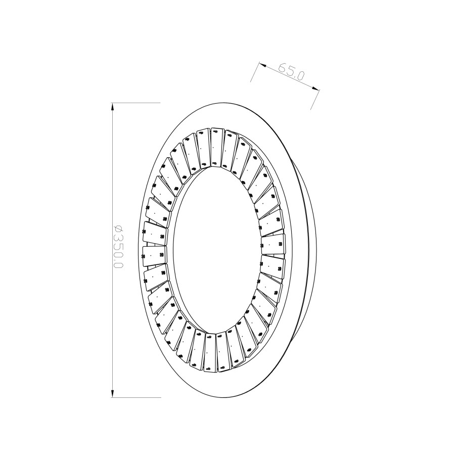 Plafonjera LED Atlanta ML-994C-1 24W okrugla