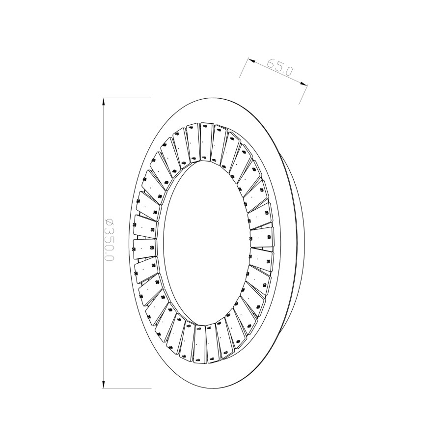 Plafonjera LED Atlanta ML-994C-1 40W okrugla