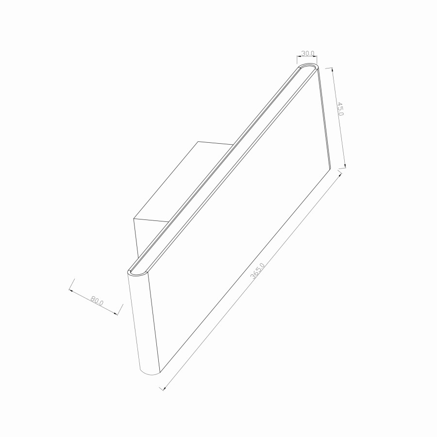 Zidna lampa LED Boston PT-LED 1016W 12W 4000K bijela