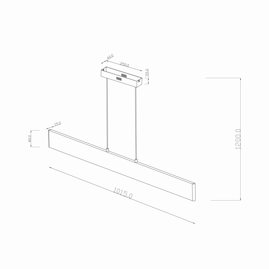 Visilica LED Boston PT-LED 1016 18W 4000K bijela