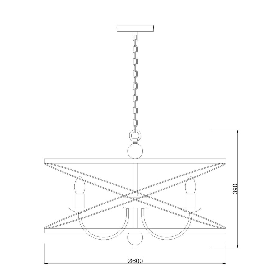 Luster Delux MSL-1498-8