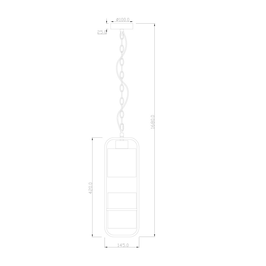 Visilica Flowervase ML-050621-1P