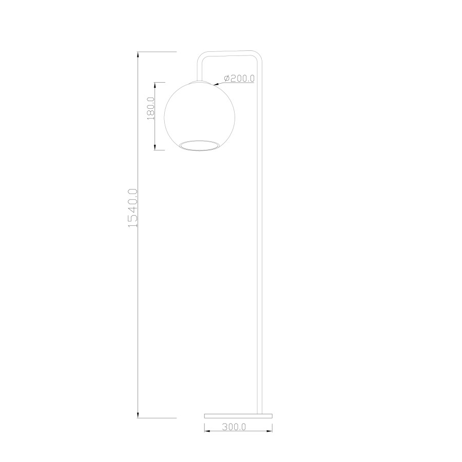 Podna lampa Garbi ML-0407-01-F