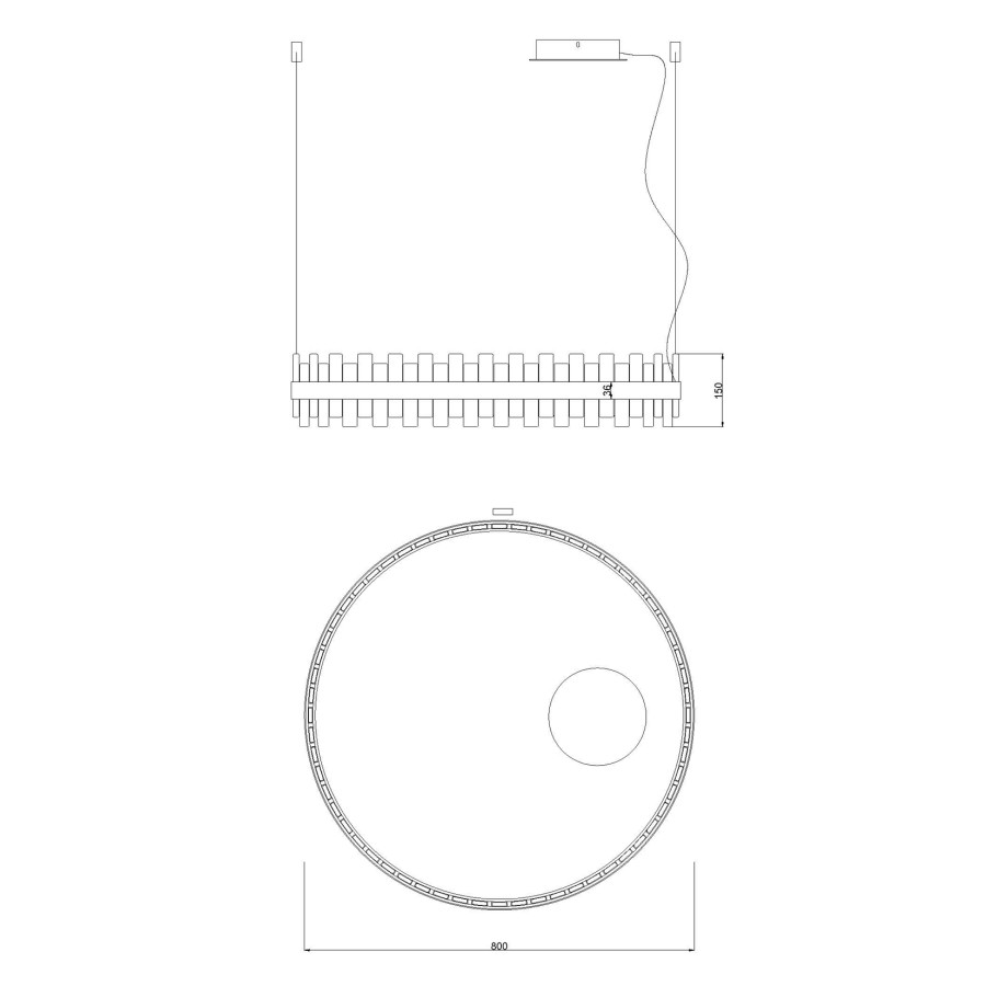 Luster LED Jordan MSL-8806