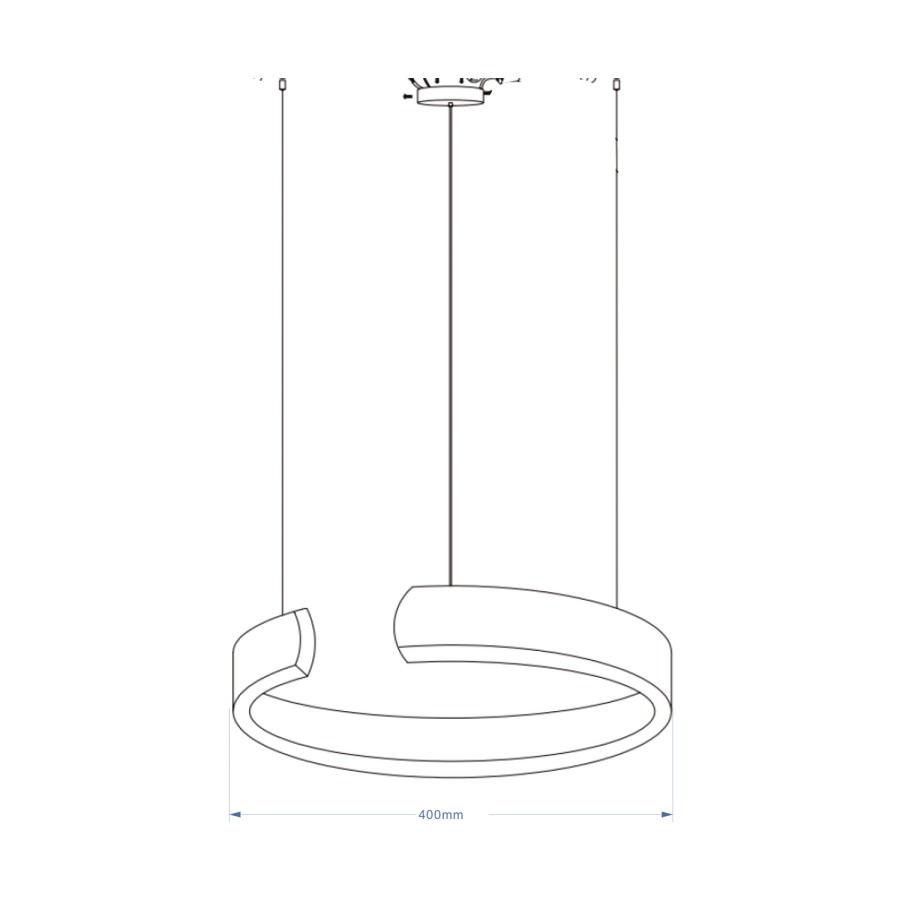 Luster LED Jadon MSL-0502003-D400