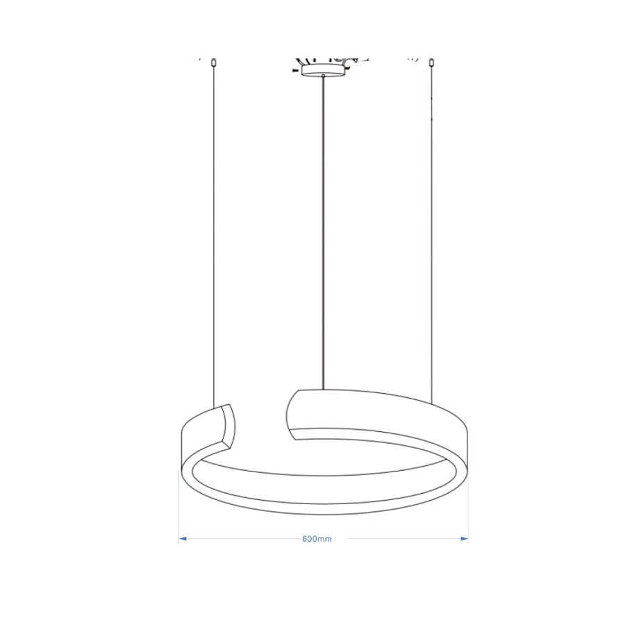 Luster LED Jadon MSL-0502003-D600