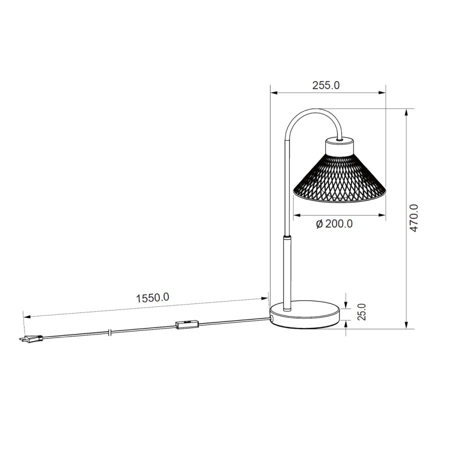 Stolna lampa Lennox ML-230805-1T