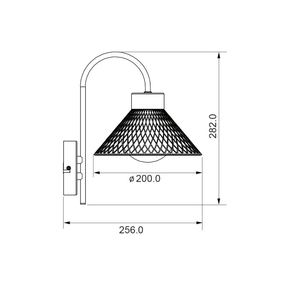 Zidna lampa Lennox ML-230804-1W