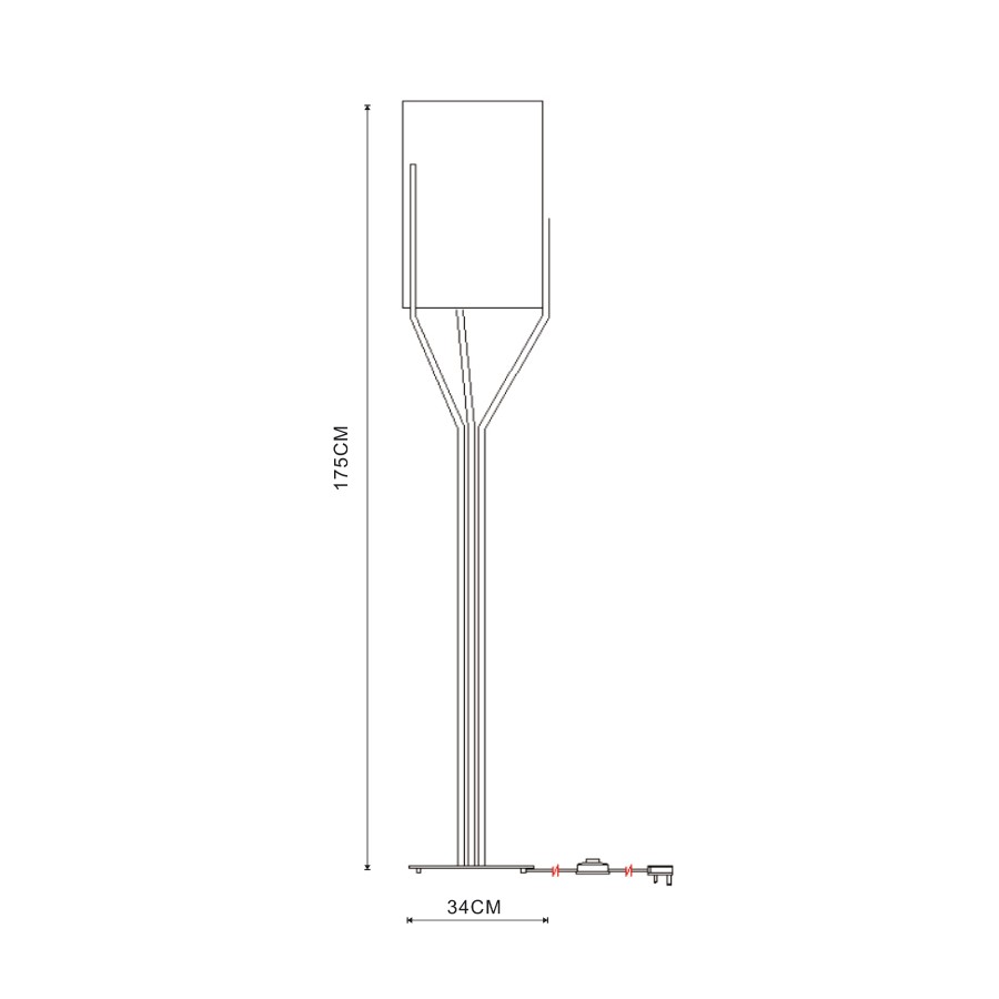 Podna lampa Lerida MSL-0032-1750