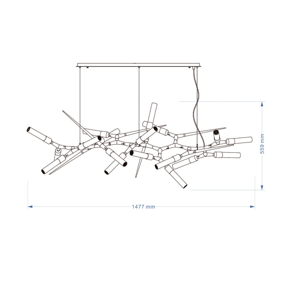 Visilica Monique MSL-4101-18-P