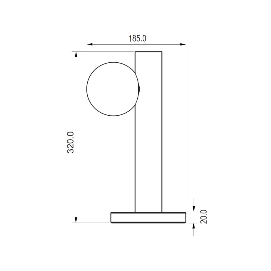 Stolna lampa Omaha ML-2304301-1T