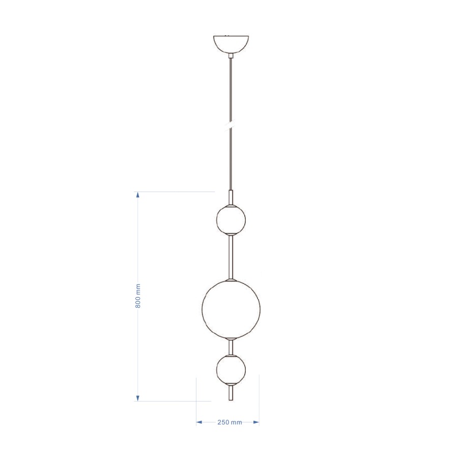 Visilica LED Randall MSL-3208-3B