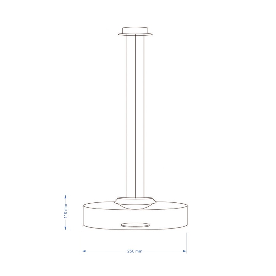 Visilica LED Rivera MSL-3801-P-A