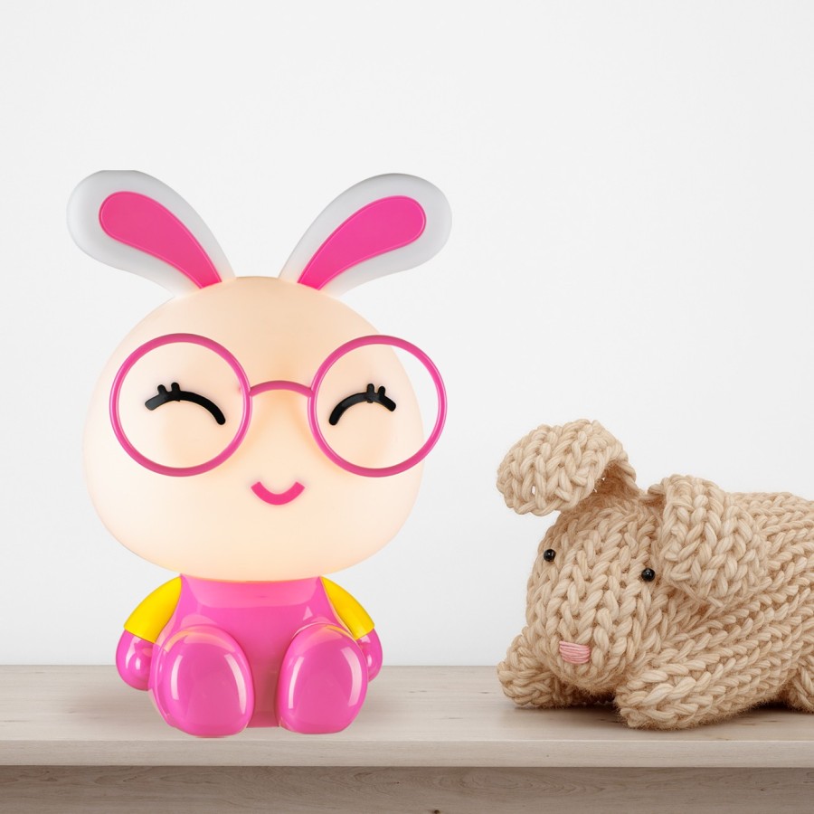 Stolna lampa djecija Bunny pink