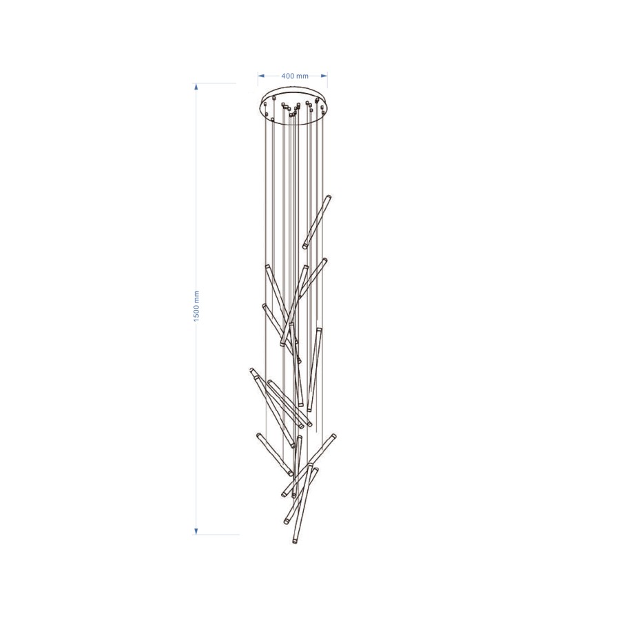 Visilica LED William MSL-3304-16A