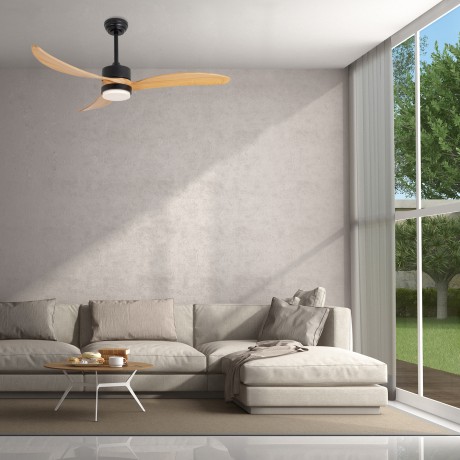 Luster LED sa ventilatorom Fring ML-191022 svijetlo drvo