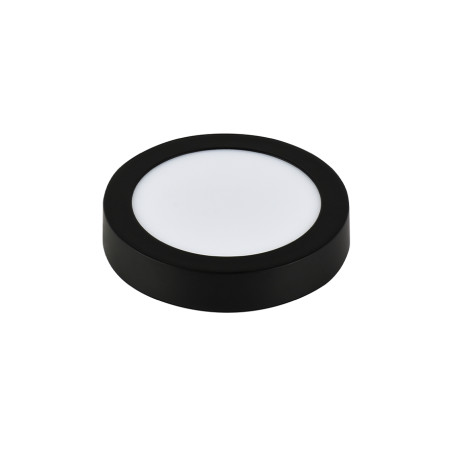 LED panel E-light 24W okrugli nadgradni 3000K crni