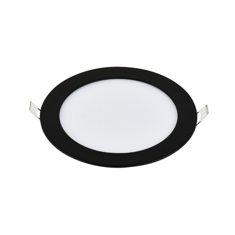 LED panel E-light 24W okrugli ugradni 6500K crni