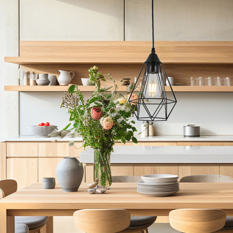 Visilica E-light Fedra EL-74550-1P crna