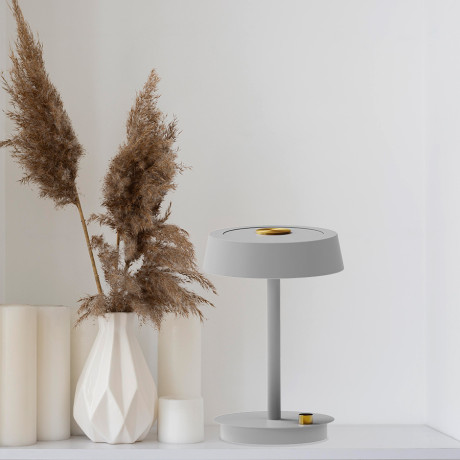 Stolna lampa LED Bramsen MSL-605-1T Siva