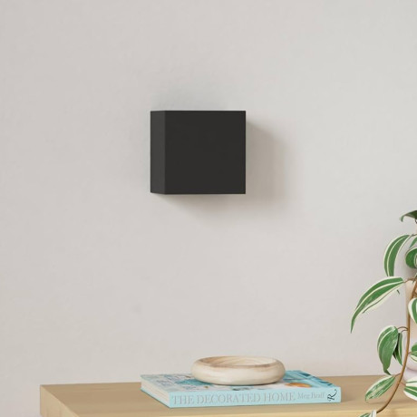 Zidna lampa E-light SQ 6W 4000K crna