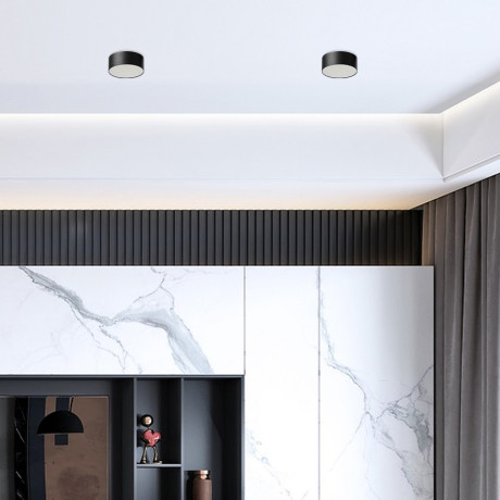 LED downlight Wallace ML-0812 8W Crni 4000K Nadgradni