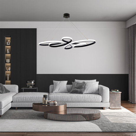 Visilica LED E-light Cruzeiro ML-221240501P-38W Crna