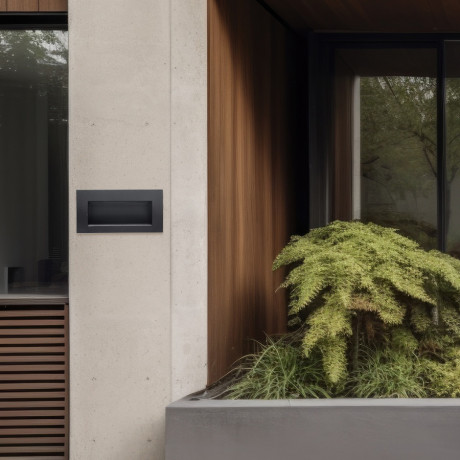 Vrtna lampa LED ugradna Allegro ML-3102 crna