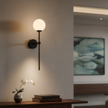 Zidna lampa Sylvie ML-155701-1W Crna