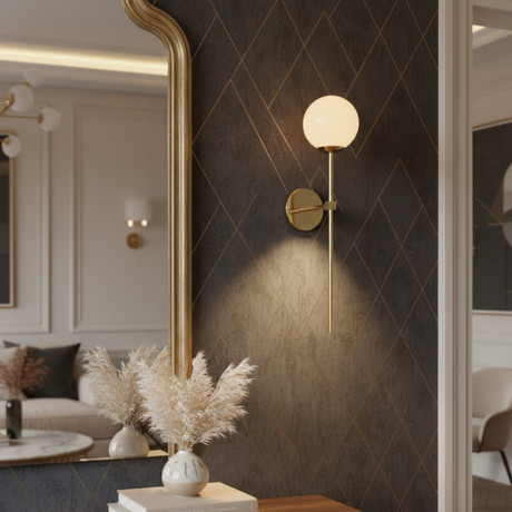 Zidna lampa Sylvie ML-155701-1W Zlatna