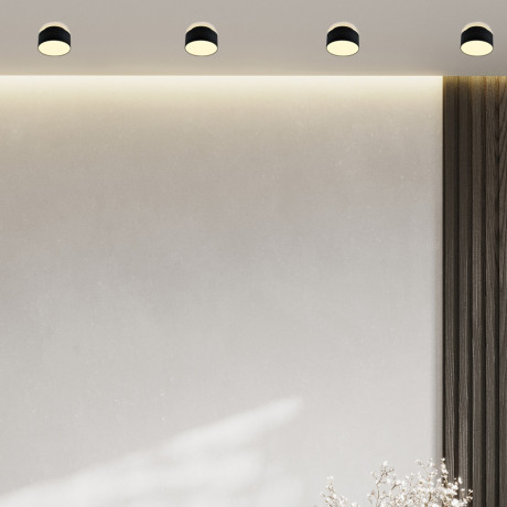 LED downlight Vinton ML-D121-6+3W Crni nadgradni