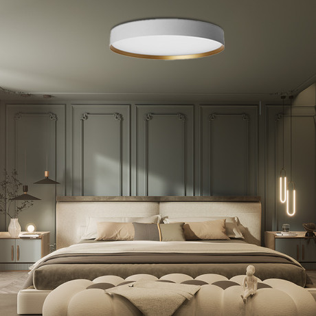 Plafonjera LED Arneta MSL-0293H-120W Bijela+Zlatna